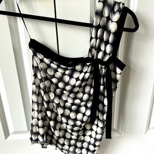 Jean Paul Gaultier size XS silk one shoulder top